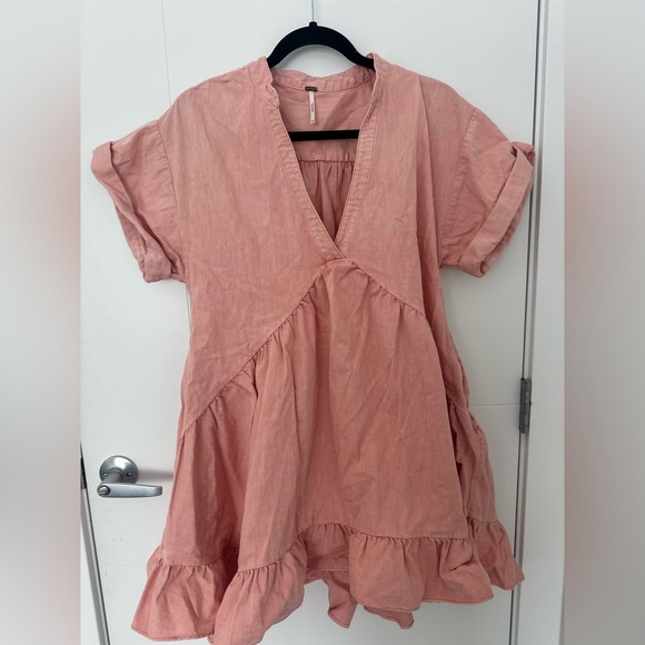 Free People AGNES DENIM DRESS- JULIET - Picture 3 of 13